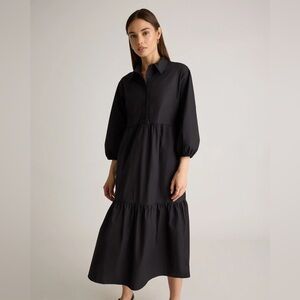 Quince 100% Organic Cotton Poplin Midi Tunic
Dress